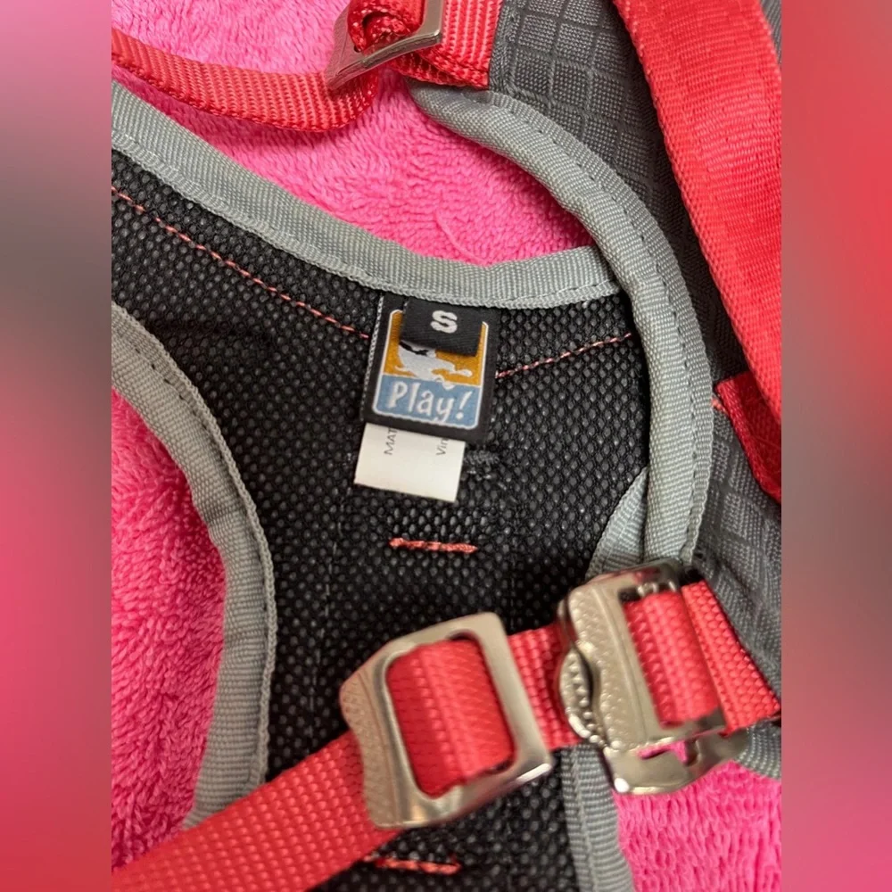 Adjustable Red Dog Harness